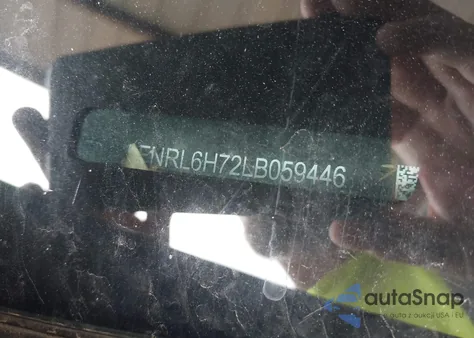 2020 Honda Odyssey Ex-L/Ex-L W/Navi Res z USA, uszkodzony, nr VIN 5FNRL6H72LB059446